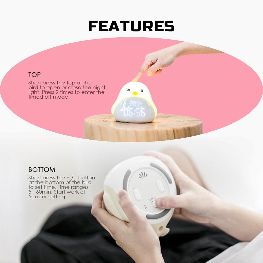 Time Bird Multi-functional Electronic Smart Clock