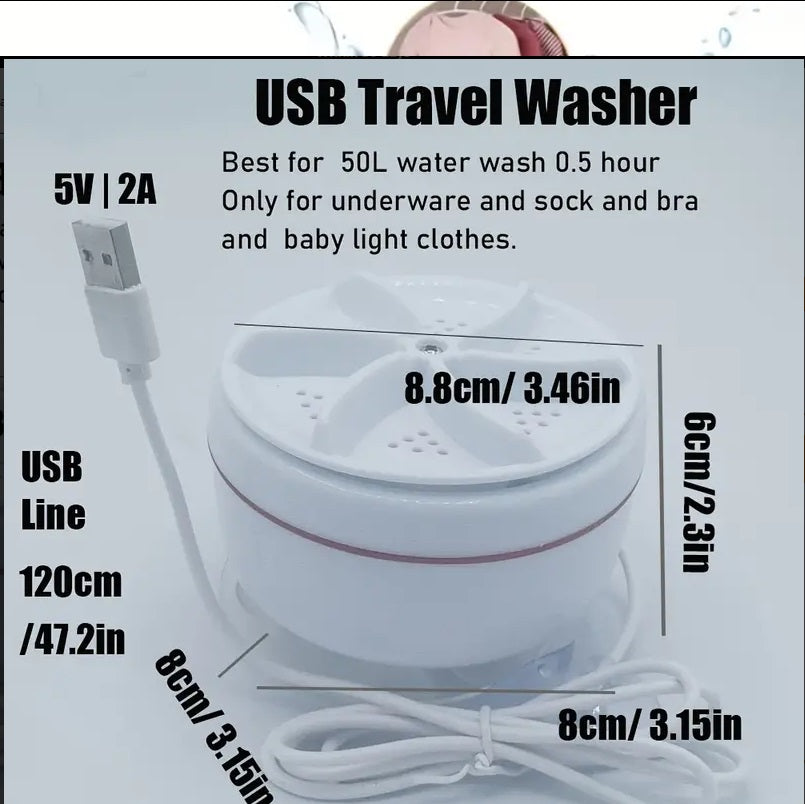 Compact Portable Washing Machine