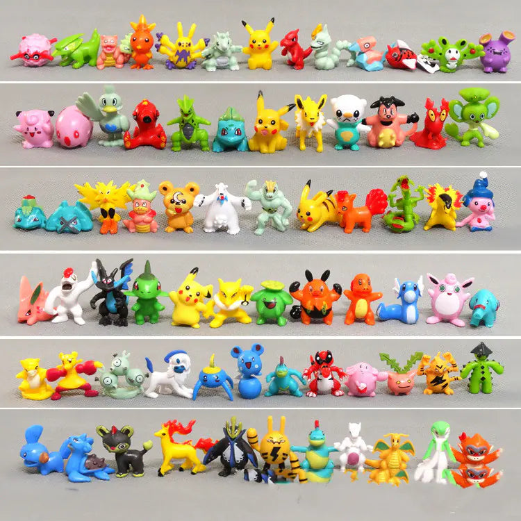 Pikachu Mini Figurine - 144 Styles Collectible Toy