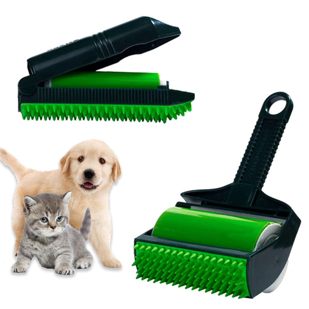 Reusable Pet Hair Remover Brush – Easy Fur and Lint Roller for Dogs & Cats