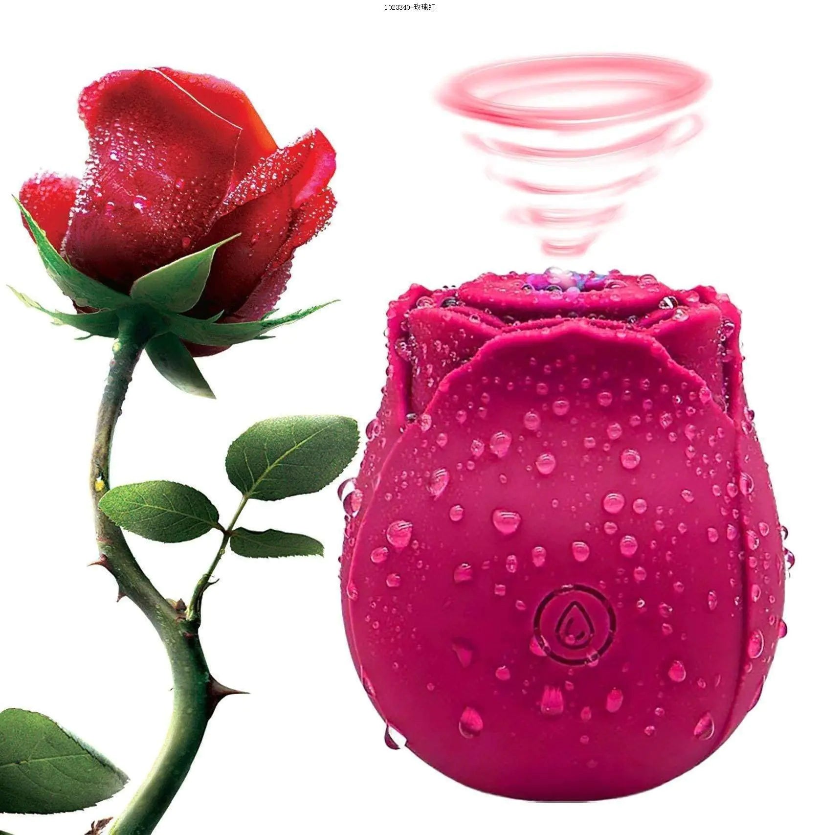 Rose Flower Egg Vibrator for Women - Adult Toy