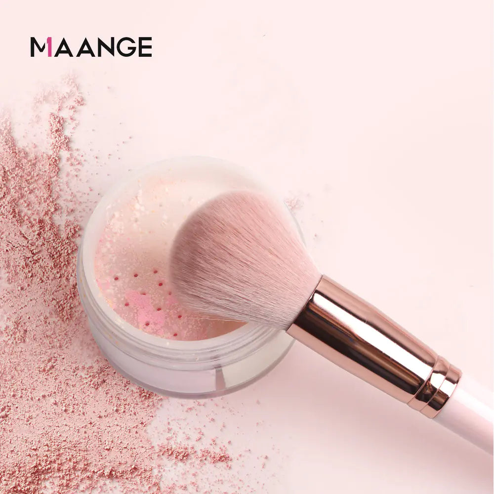 MAANGE 11-Piece Makeup Brush Set with Large Blush Brush