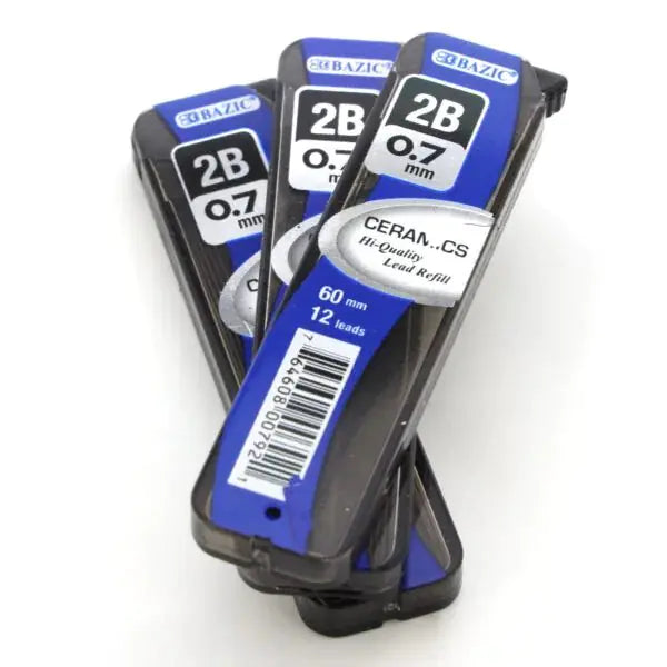 Mechanical Pencil Lead Ceramics High-Quality 0.7 mm 12Ct. (3/Pack)